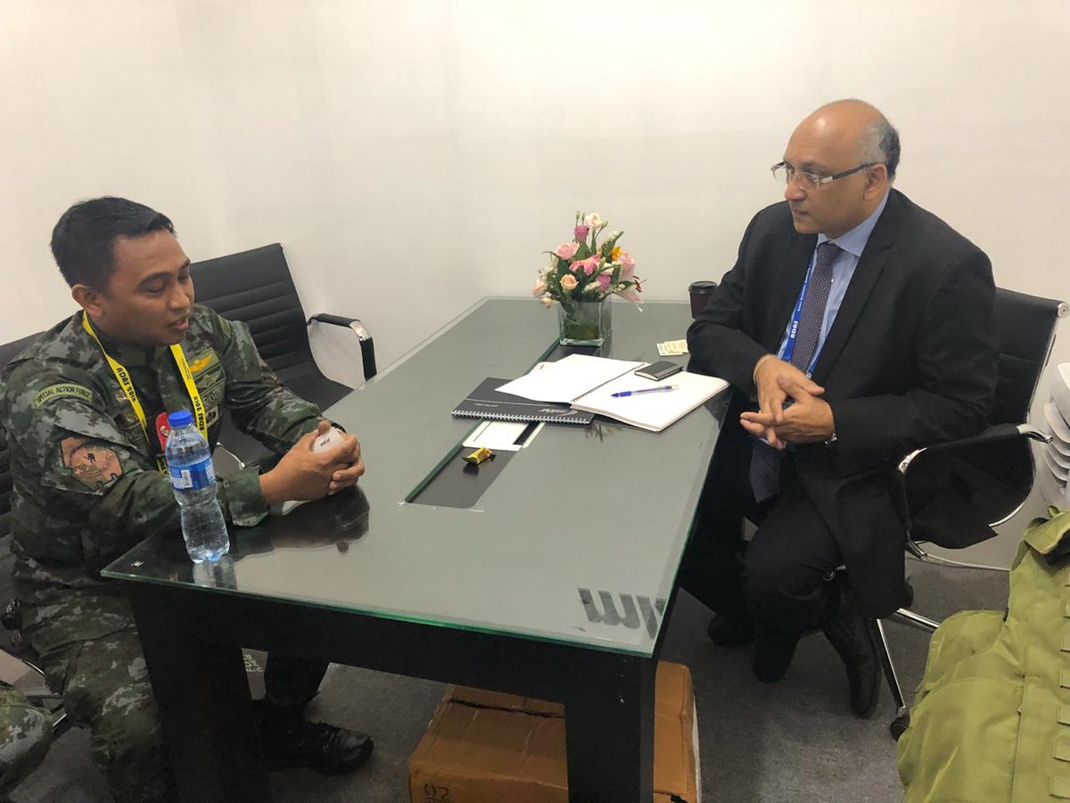MKUofficial's tweet photo. Here's a glimpse of what we experienced today at #ADAS, Manila Philippines. Hope to see more of you at booth no. #1440 and experience our latest range of  #surveillance &amp; #armour technologies. #ADAS2018 #MKUatADAS https://t.co/BbQN4ICgxl