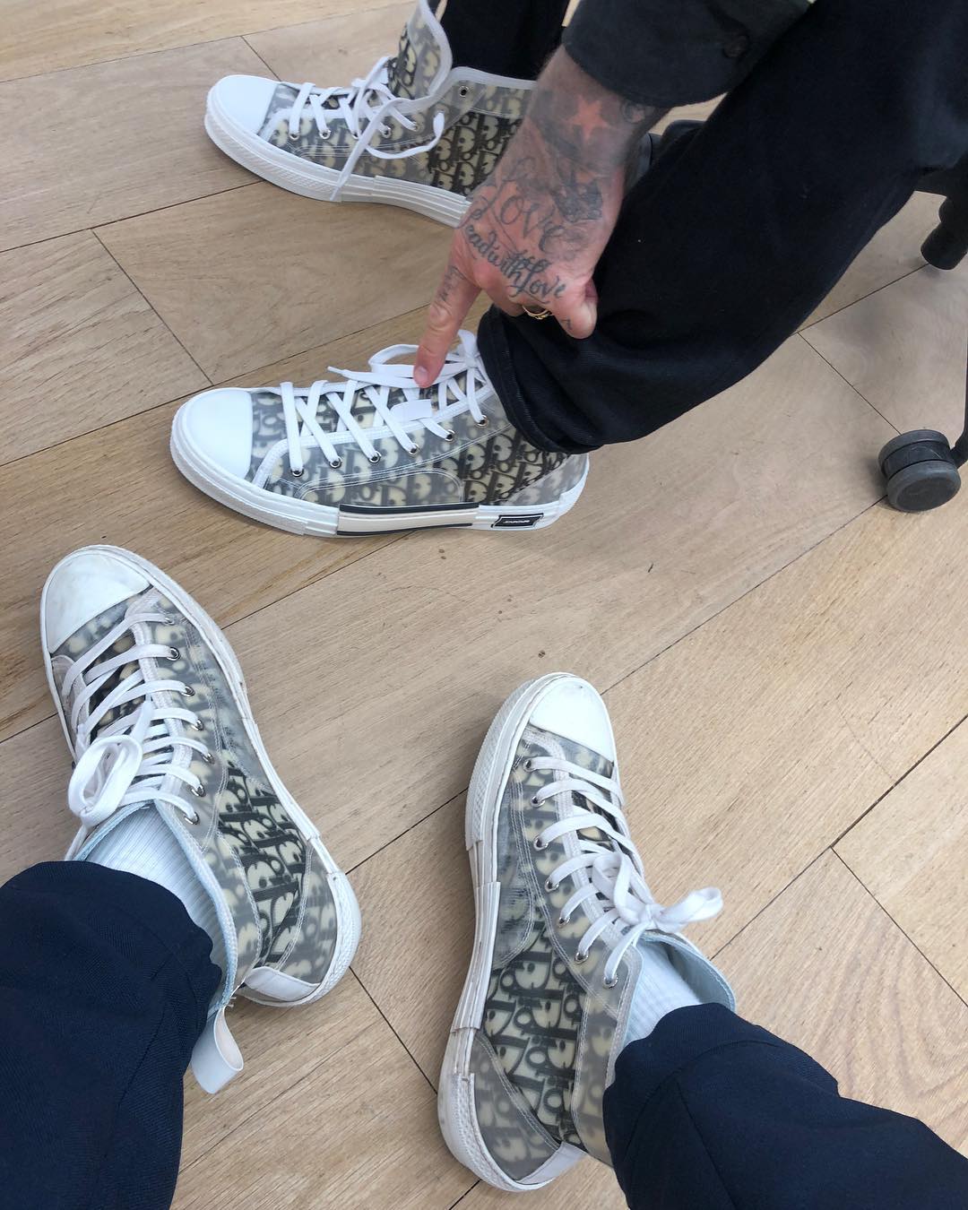 Converse x dior 2018 top