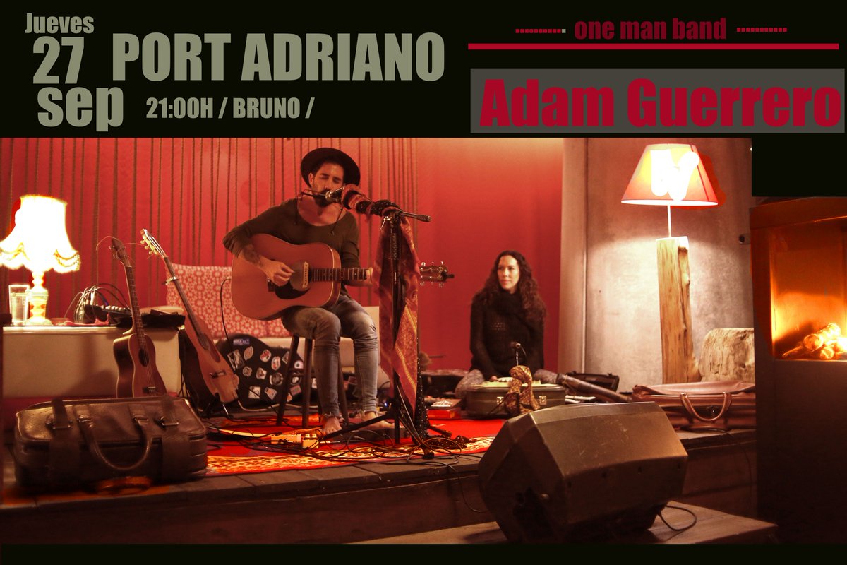 adamvoz's tweet photo. Esta tarde De JUEVES un lugar Mágico... Rodeado de Agua Marina y rayos de luz Ámbar /// a las 21:00H // PORT ADRIANO /// #Acustico #SOBREALFOMBRAS #ADAMGUERRERO #VIAJEROENTRANCE https://t.co/uOSWCJj0w9