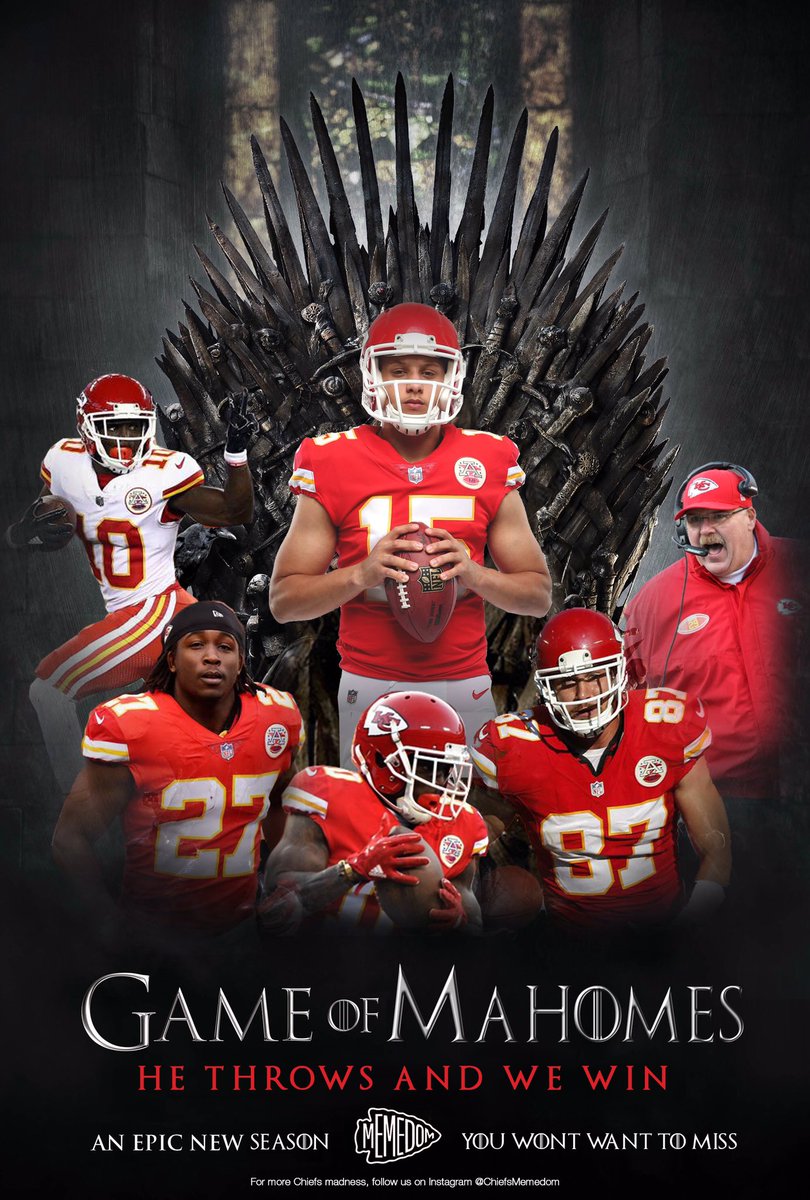 kev1ihhhs's tweet photo. WINTER IS HERE.

 @chiefs #chiefskingdom 
#chiefs #chiefsfootball #chiefsmemedom #mahomes #gameofmahomes #traviskelce #andyreid #chiefs #kc #meme #memes #memekc #kansascity #nfl #football #fire #eminem #red #dankmeme #funnymeme #laughs #chiefsfan https://t.co/D6FfMLrwa5