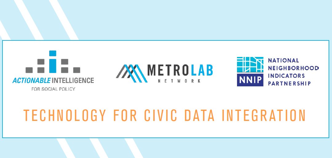 Great collaboration from @NNIPHQ, @AISP_Penn and @MetroLabNetwork just released this morning for all you friends of #IntegratedData and #CivicTech: bit.ly/2xaQW2L