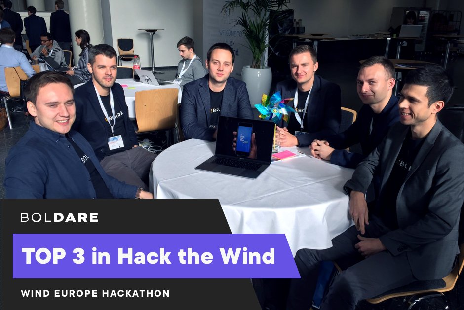 Boldarecom's tweet photo. HOT NEWS 🔥 Boldare Machine Learning in top 3 at #HackTheWind!!! Check out our solution https://t.co/51MrV3biMw to the #MachineLearning challenge for #windenergy industry. https://t.co/XiE4dSjjBO