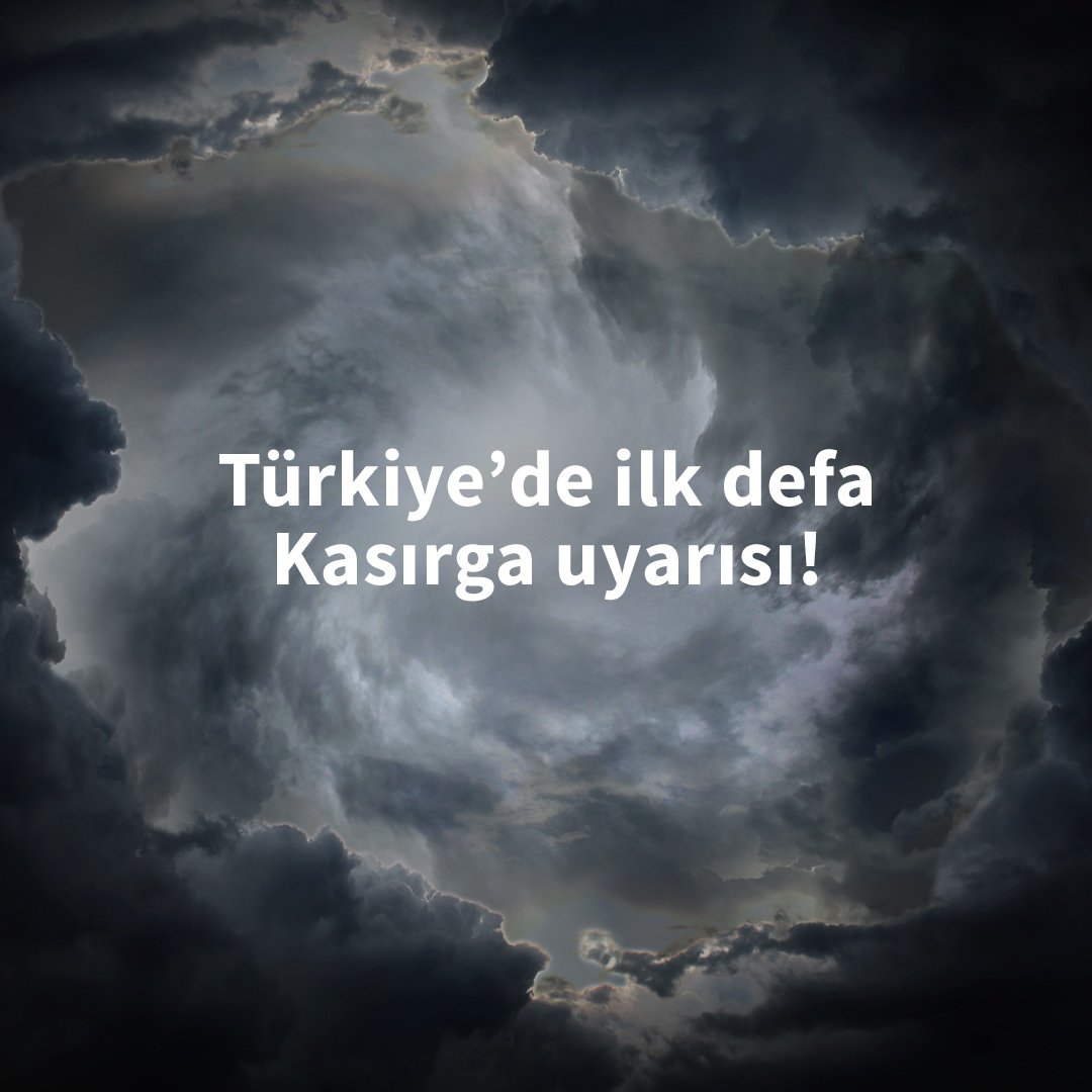 Meteoroloji Genel Müdürlüğü’nün yaptığı uyarılara göre cumartesi gününden itibaren özellikle Muğla, Aydın, İzmir, Çanakkale ve Balıkesir kıyı hatlarında kasırga beklenmektedir. Gerekli önlemleri almayı unutmayın! #kıymetinikaybetmedenbilenlere #dertvarsadermanaxa