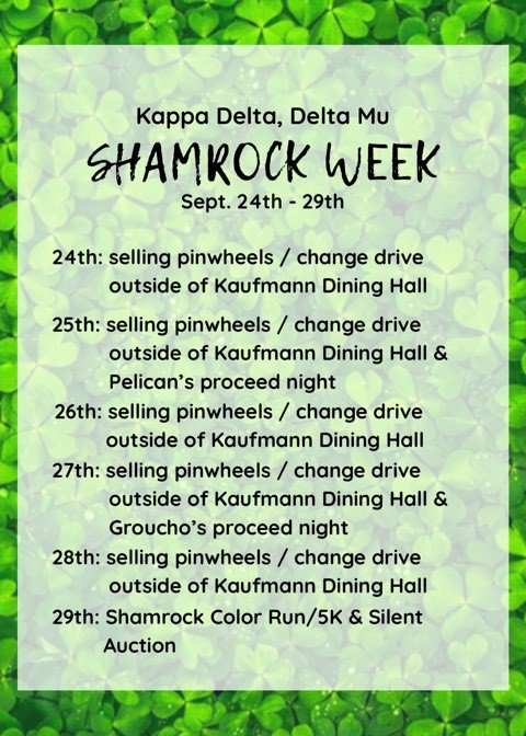 NCGreekLife's tweet photo. Make sure that you come out and support Kappa Delta This Week! @NewberryCollege https://t.co/HLIAI1keCm
