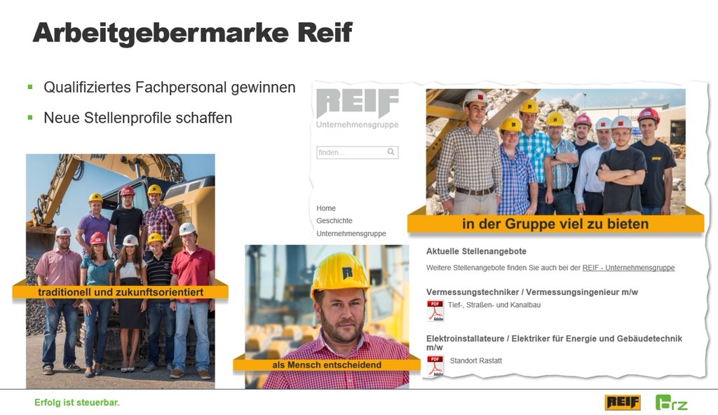 brzdeutschland's tweet photo. Der Reif GmbH ist es gelungen, im Zuge ihrer #Digitalisierungsstrategie ihre #Arbeitgebermarke auszuprägen. Bewerbermangel ist heute kein Thema mehr für das Unternehmen. #digitalambau #brz #impulstage https://t.co/hCxMbamblI