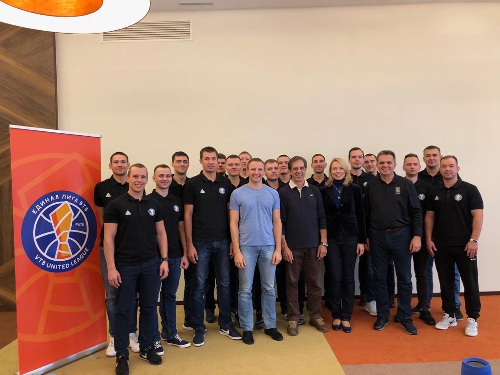 Проводим тренировочный лагерь для молодых перспективных арбитров🏀Thank YouTube Fiba for your help for the VTB United League referees clinic #ЕдинаяЛигаВТБ #Fiba