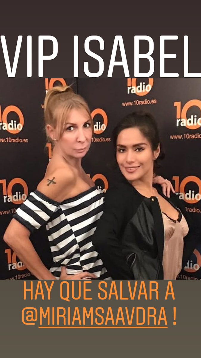 AranAznar's tweet photo. VIP ISABEL!!! Salvemos a @MiriamSaavdra !!!
#vipisabel #todosconmiriam #huracanperuano #salvarmiriam #princesainca #salvaralkoala #fueraisa #injusticia #ghvip #ghvip6 #telecinco #mediaset #gh #reality #realityhigh #television @ghoficial @jjaviervazquez @mediasetcom @ZeppelinTV https://t.co/ULPfhLyHip