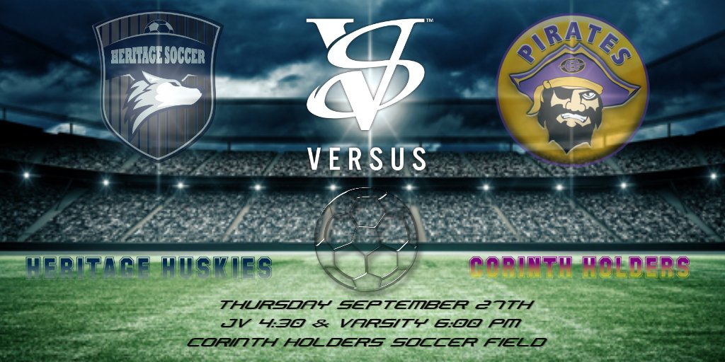 GoHuskySoccer's tweet photo. Husky Soccer #GAMEDAY at Corinth Holders. #NACVI JV 4:30 / Varsity 6:00. #ChasingGreatness https://t.co/aJY2zBPXgc