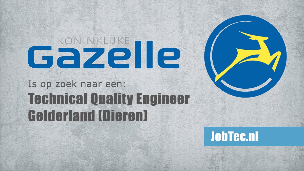 JobTec's tweet photo. Ben je #fietsfanaat en #academicus in bijvoorbeeld technische natuurkunde of werktuigbouw? Woonachtig in de omgeving van Dieren (Gelderland)? Bekijk dan de #vacature voor Technical Quality Engineer bij marktleider Koninklijke Gazelle. 
https://t.co/WVCdIxY4SR https://t.co/4LIMPTr3J5