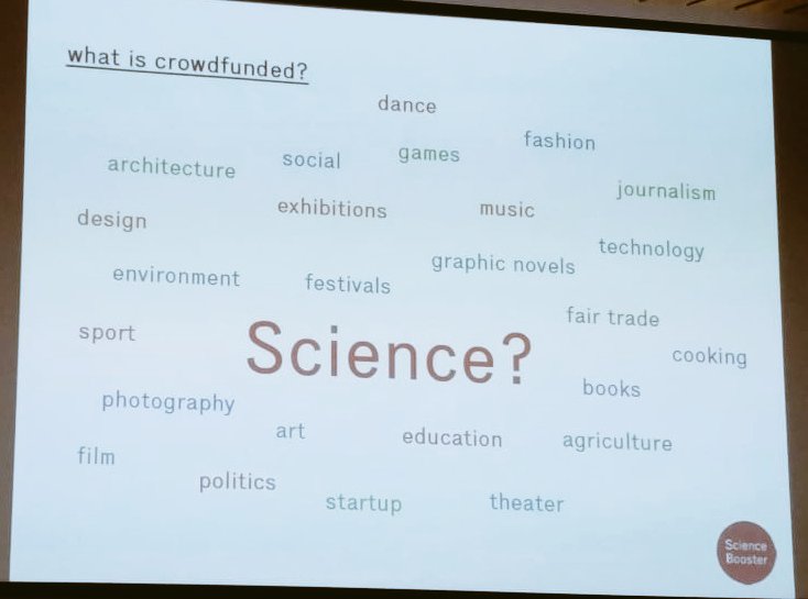 NCBS_Bangalore's tweet photo. Luc Henry @heluc delves into @ScienceBooster, a unique approach to #crowdfunding.
He highlights the importance of creating feedback loops between funders & scientists, to communicate how the funds have been used - a lesson for #research too!
#scicommIND https://t.co/gzoGax213p