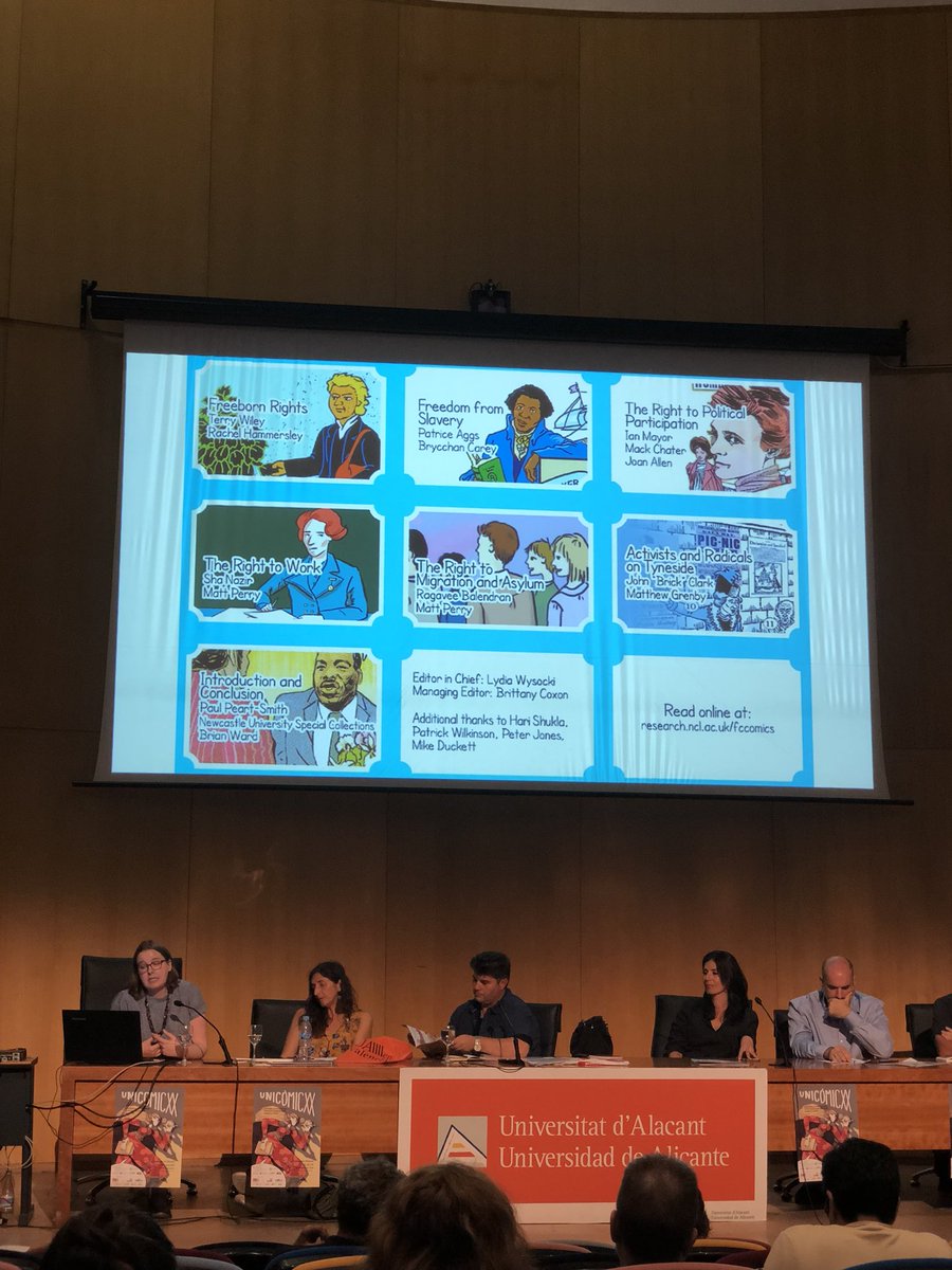 jgallegoiperez's tweet photo. “Collaborative comic as a Boundary Object: the creation, reading and uses of Freedom City Comics”, by Lydia Wysocki. #Unicomic18 https://t.co/FAlUp7ETqG