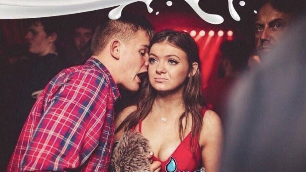 HE: HAVE YOU HEARD ABOUT THIS THING CALLED MANSPLAINING? 
SHE: YEAH I KNOW WHAT MANSPLAINING I-
HE: MANSPLAINING IS WHEN A MAN WILL CONDESCENDINGLY EXPLAIN SOMETHING TO A WOMAN THAT SHE ALREADY KNOWS