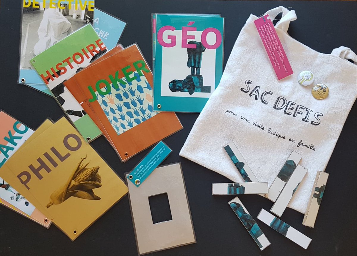 MDA_Chatillon's tweet photo. NOUVEAU ! 
Un sac défis rempli de trouvailles, pour une visite amusante et ludique, à faire en famille. 
Nous vous rappelons que nous sommes un #museejoyeux, ayant signé la charte @MomArtfamille ! https://t.co/jlr4Lj3xff