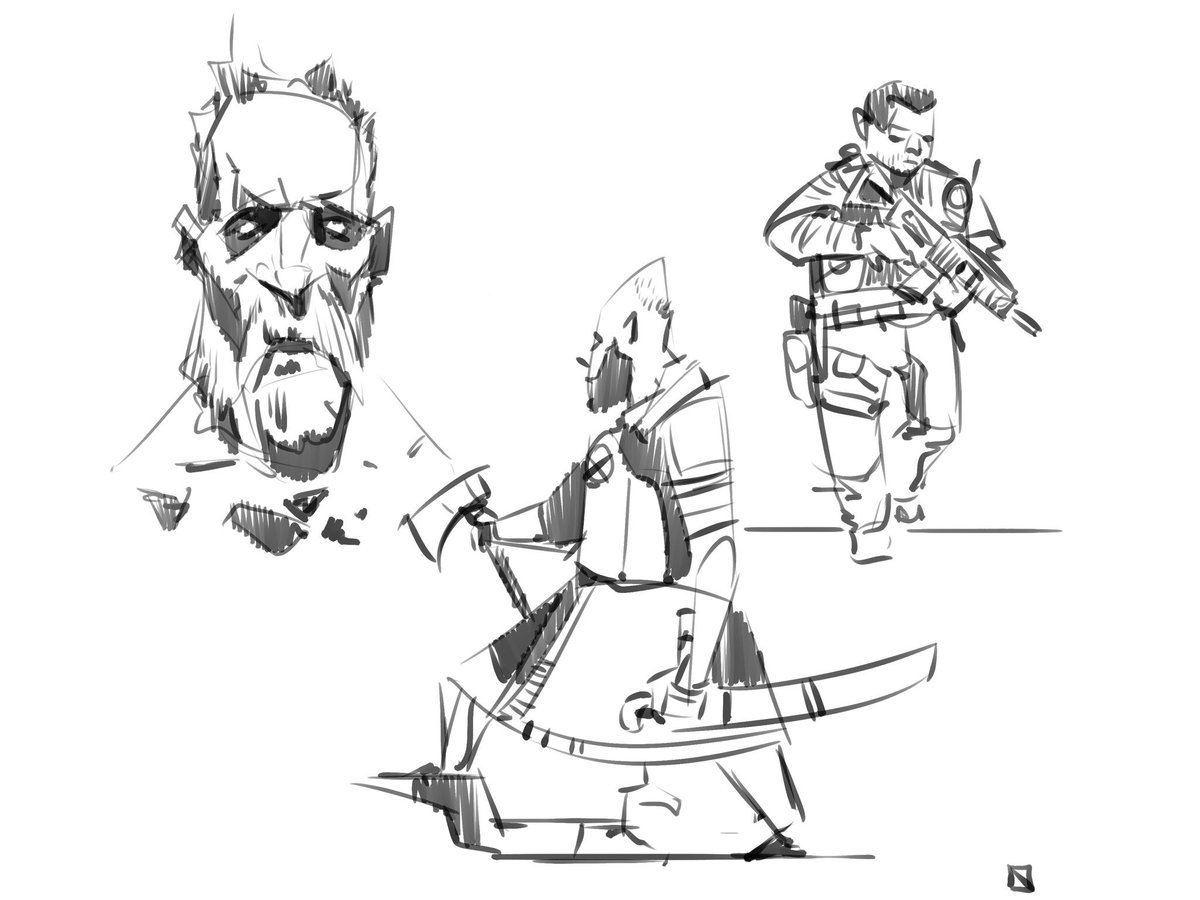 This morning's warmups 