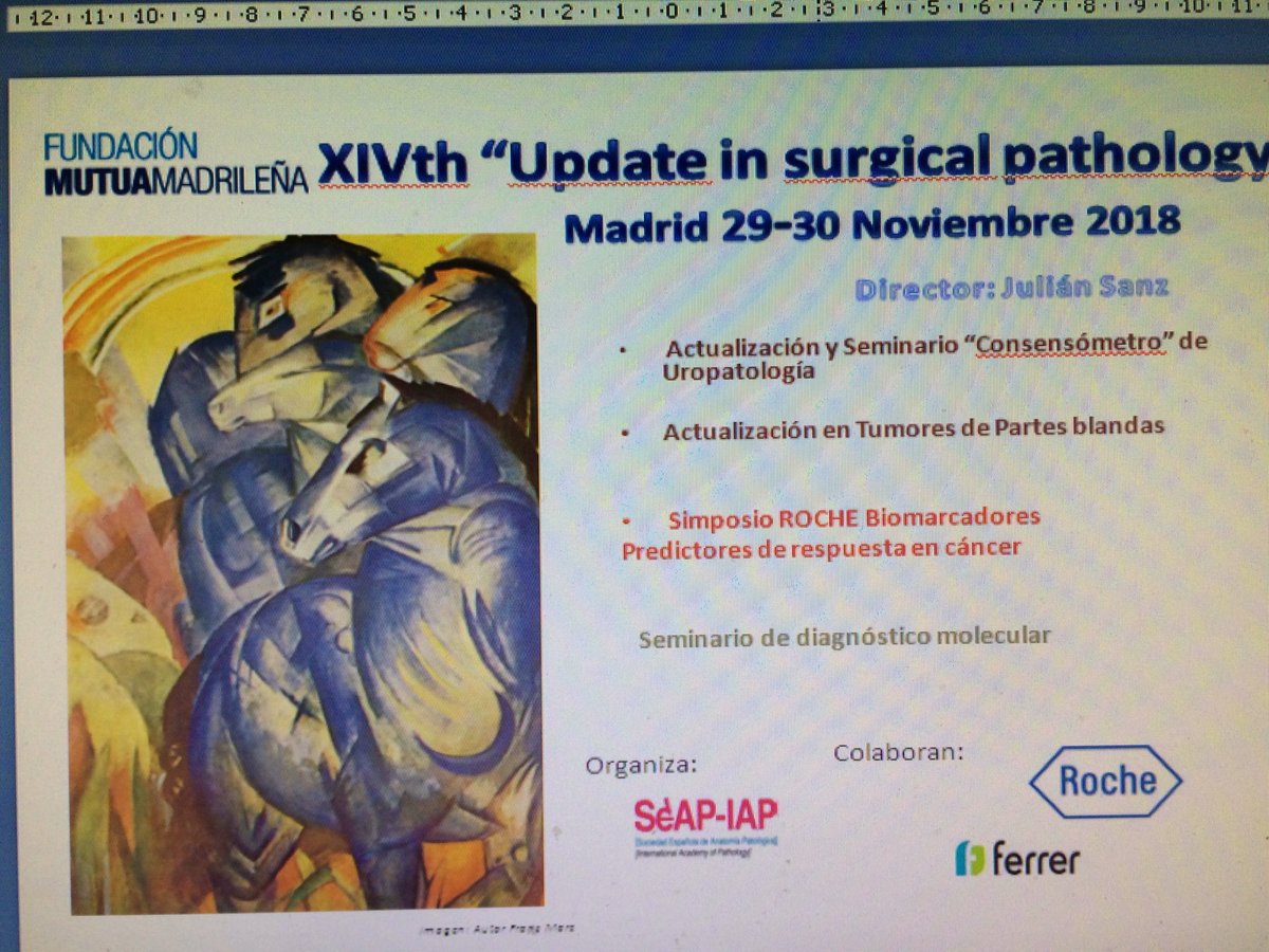 JulianS61059757's tweet photo. Preparando XIV curso Mutua Madrleña de Actualizacion en Anatomia Patologica👌👌save the date... https://t.co/Jk2qui2QnA