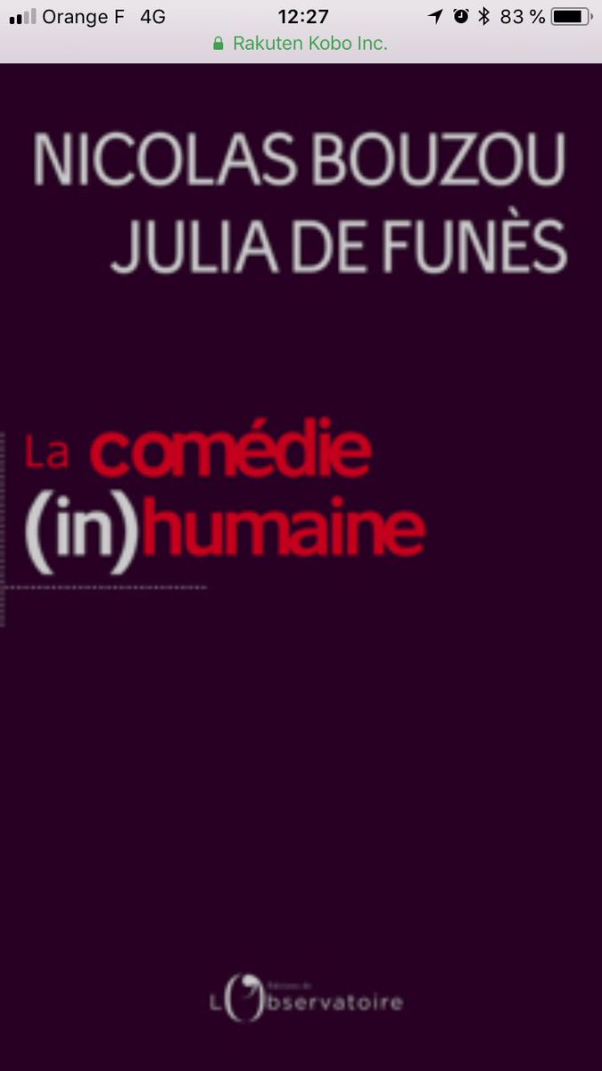 Pour éviter que le management moderne ne soit une tyrannie, un livre stimulant de <a href="/JuliadeFunes/">de Funès</a> et <a href="/nbouzou/">Nicolas Bouzou</a>: La comédie (in)humaine. Merci Julia de Funès d être venue ce matin partager vos réflexions au siège de <a href="/GroupeADP/">Groupe ADP</a> avec nos équipes dans un « café-philo ».