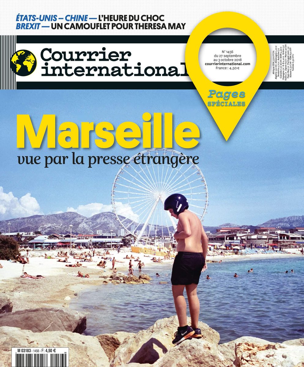 AgenceLeJournal's tweet photo. PUBLICATION | Pierre Belhassen's work "Marseille Allogene" featured on the last @courrierinter issue. We are very happy and proud to be on the cover of the magazine. 
You can also discover the 8 pages about how Marseille is seen by the international press. #marseille https://t.co/tZMh4o3bVv