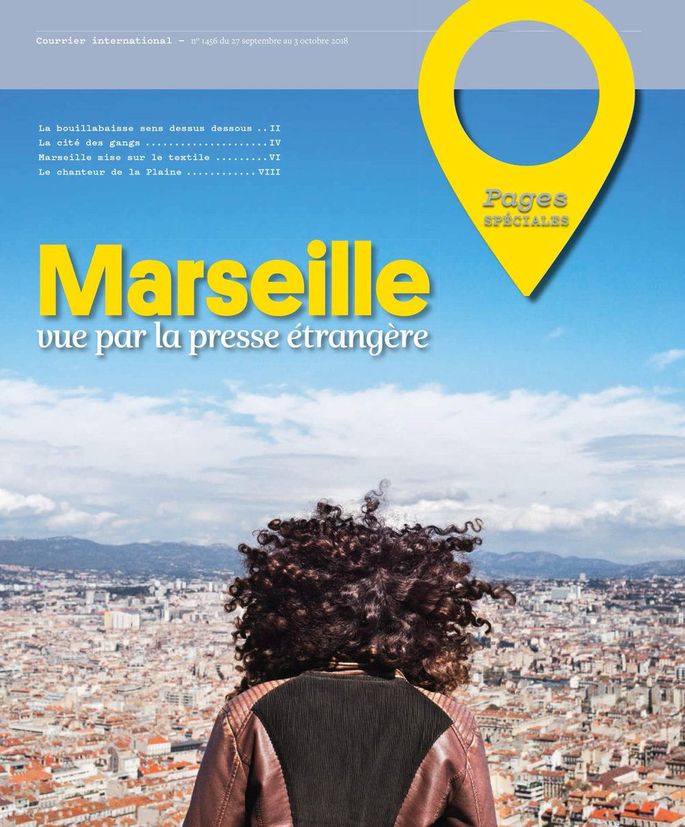 AgenceLeJournal's tweet photo. PUBLICATION | Pierre Belhassen's work "Marseille Allogene" featured on the last @courrierinter issue. We are very happy and proud to be on the cover of the magazine. 
You can also discover the 8 pages about how Marseille is seen by the international press. #marseille https://t.co/tZMh4o3bVv