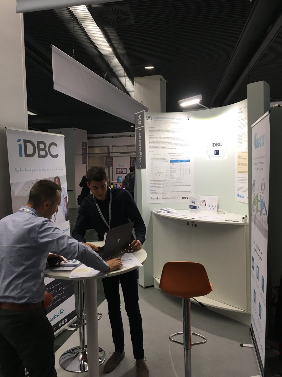 mxmleger's tweet photo. PlugStat, qu’est-ce que c’est ?
Une solution innovante pour l’analyse de données de cohorte ! Stand K6
#sfar2018 #congresSFAR2018 @SFAR_ORG @LabComRISCA @AJAnesthRea @d_frasca @anarlfasso @TraumabaseFR https://t.co/axgwLyd4vF