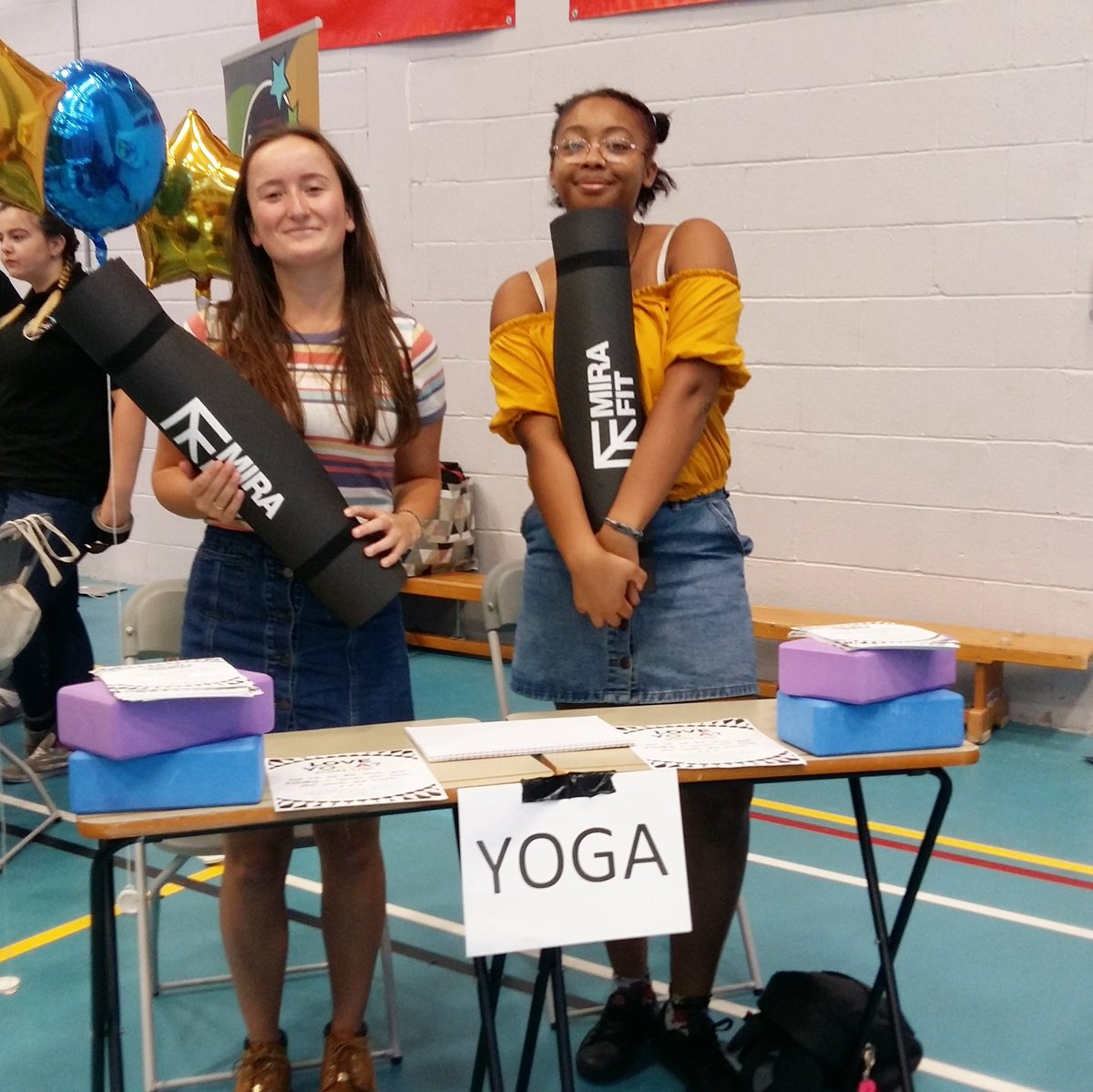 COME DOWN TO ACTIVITIES FAIR AND MEET KATIE AND SIANNE FOR A CHANCE TO WIN A YOGA-TASTIC PRIZE #chesterfreshers  #uoc #mychesterstory