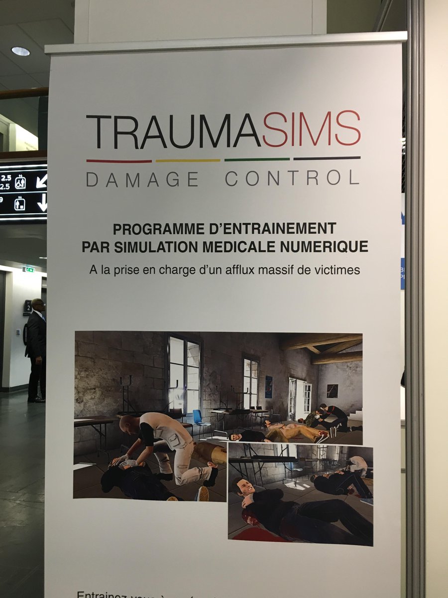 Medusims_SAS's tweet photo. [ #SFAR2018 ] Venez nous voir au Stand B12, du 27 au 29 Sept, Porte Maillot Paris @SFAR_ORG 
Vous pourrez  assister à 3 ateliers co- animés par @mathieuraux et @GuBouhours utilisant Traumasims : vendredi à 10h30, à 14h30 et samedi matin à 10h30 #Traumasims #urgence #entrainement https://t.co/03xCeO21ds