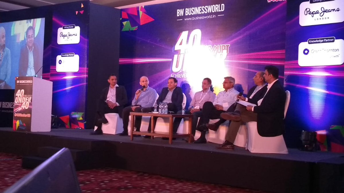 GrantThorntonIN's tweet photo. We’re proud to be the knowledge partners for @BWdisrupt #40under40 summit today! Our executive director @vidhyashankar sits on the panel for ‘How do #VCs evaluate potential #investments’. Catch the highlights below
#BusinessWorld #Investors #RefuseToBeOrdinary @BWBusinessworld https://t.co/yroM5M9SQT