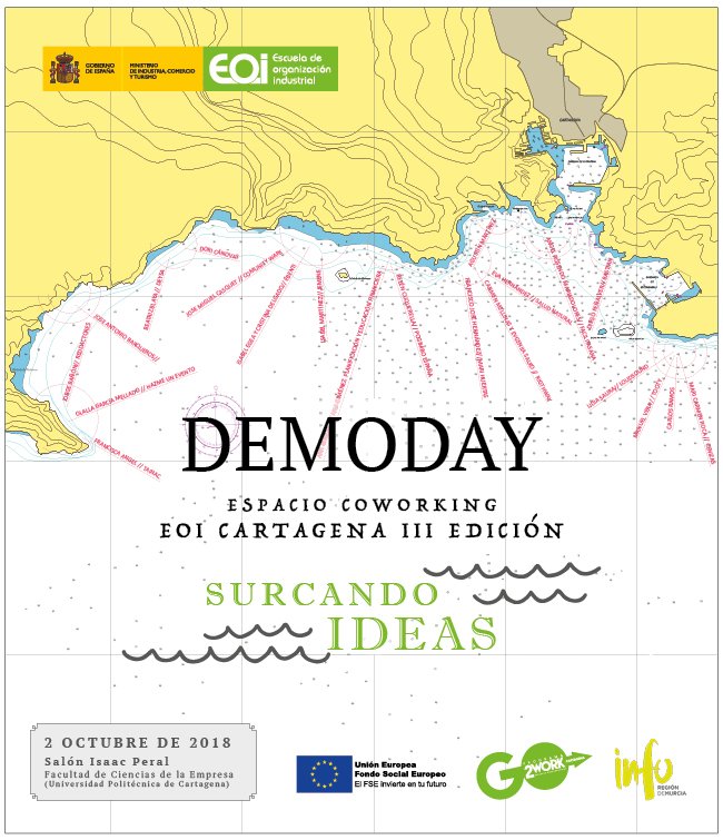 marenlasnubes's tweet photo. 🎉‼️D E M O    D A Y ‼️🎉⚓️⛵️ @Coworking_CT3 @eoi @infoRMurcia 2 OCTUBRE en la Sala Isaac Peral de la @empresaupct donde los emprendedores con más talento de #cartagena presentan sus proyectos... te esperamos! inscribete aqui ➡️➡️https://t.co/aIH5teAChj https://t.co/l8KYo4xjcJ