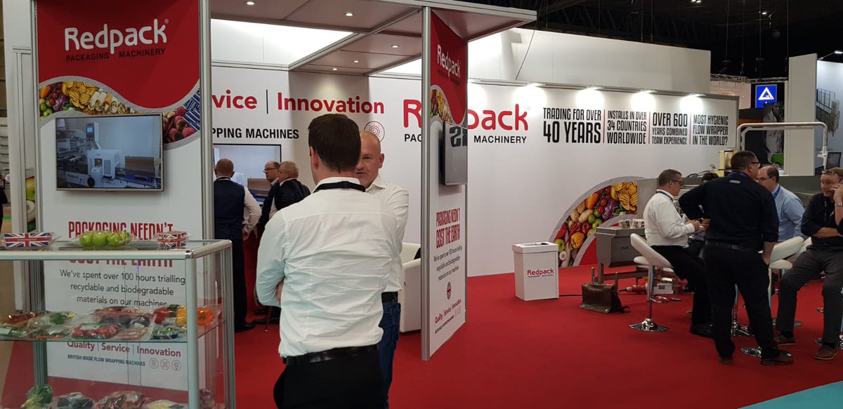 RedpackUK's tweet photo. We are having fun at the PPMA Show! The stand is busy but we are never too busy to see our customers or meet new people, so pop along for a chat and a cuppa, stand C77 https://t.co/hqNLhrHdQS