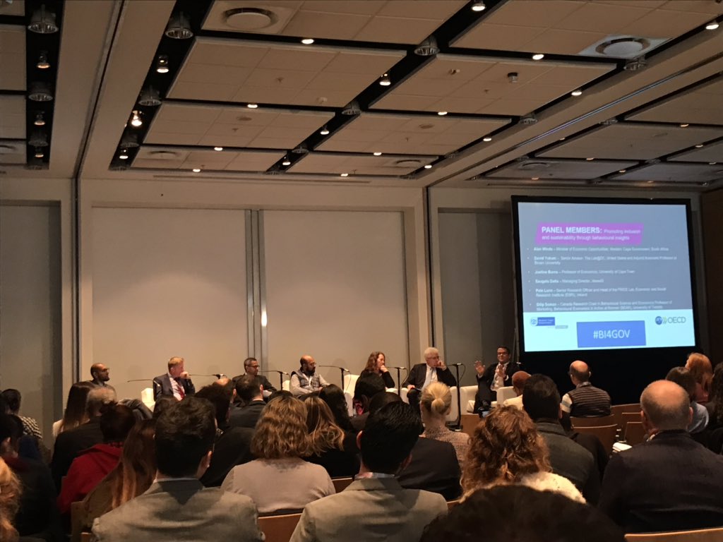 Excited to be part of the first BI Conference on African soil. Many great minds and hearts in the room. And we all want to solve society’s biggest behavioral challenges #BI4Gov