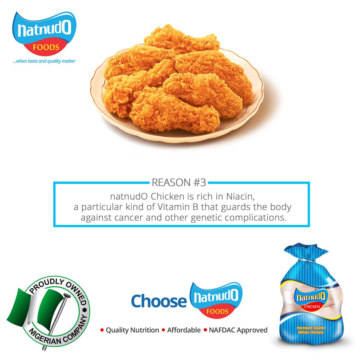 More reasons to love natnudO Chicken.
#natnudoFoods #ReasonsToLoveNatnudO #ProudlyNigerian
