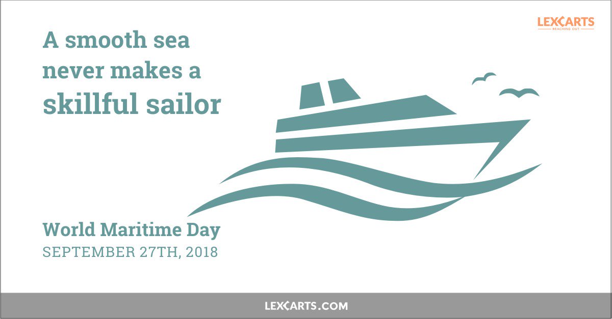 lexcarts's tweet photo. "A smooth sea never makes a skilful sailor" Celebrating the World's Maritime Day.
#WorldMaritimeDay #SeaNeverSleeps #LawAndOrder #Lexcarts #LegalHelp https://t.co/viyBs8uHqD