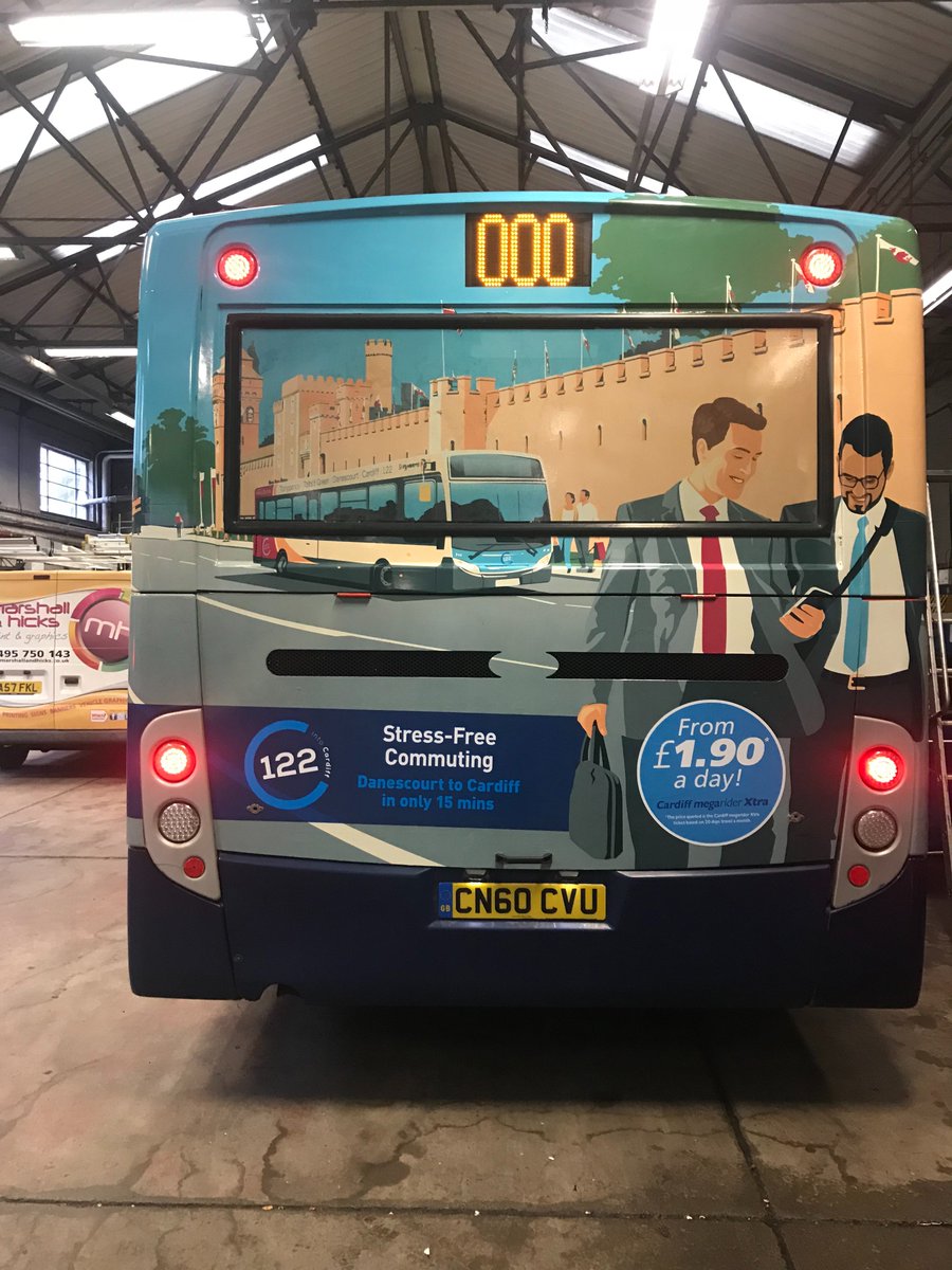 Stagecoach bus graphics fitted, 3 done so far, 4 to go!
<a href="/StagecoachWales/">Stagecoach Wales</a> #vinyl #vehiclegraphics