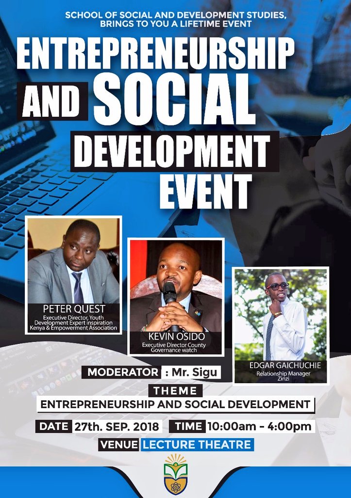 KevinOsidoEsq's tweet photo. Honoured to be at the First Entrepreneurship and Social Development Forum organised by #satuk @tuk_kenya as Chief Guest. For us to achieve global progress &amp; development, we have to deliberately invest in the youth. @CSMargaretKobia @sidchat1 @CGW_Kenya @EugeneLWamalwa @AmbMKimani https://t.co/olbEgQTHEJ