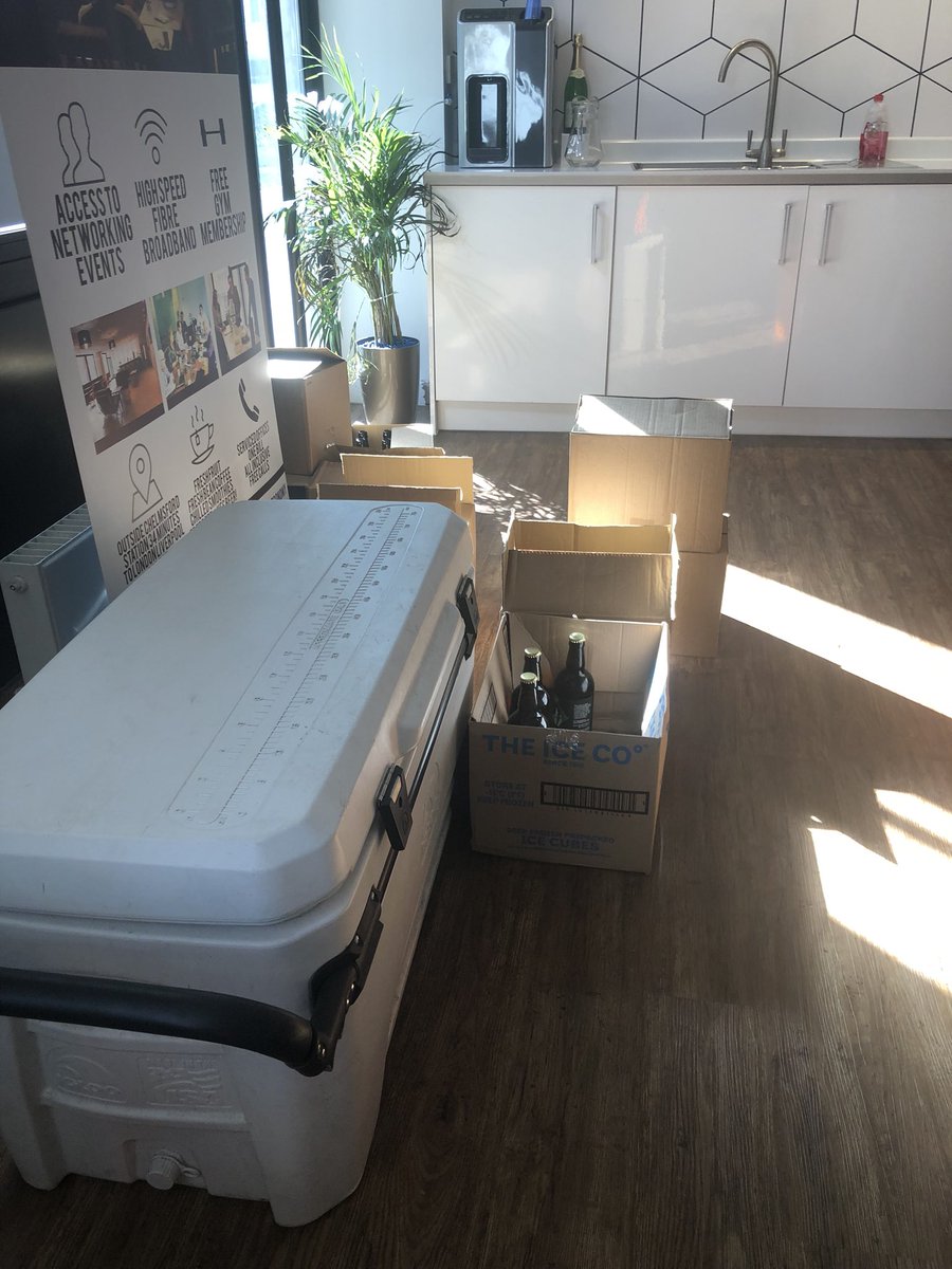 A man just turned up at our serviced offices, claiming he was here to collect the leftover beer from another tenant’s networking event, last night. Has anyone else heard of this new ‘leftover beer’ craze? Kids these days don’t know they’re born. 🙄