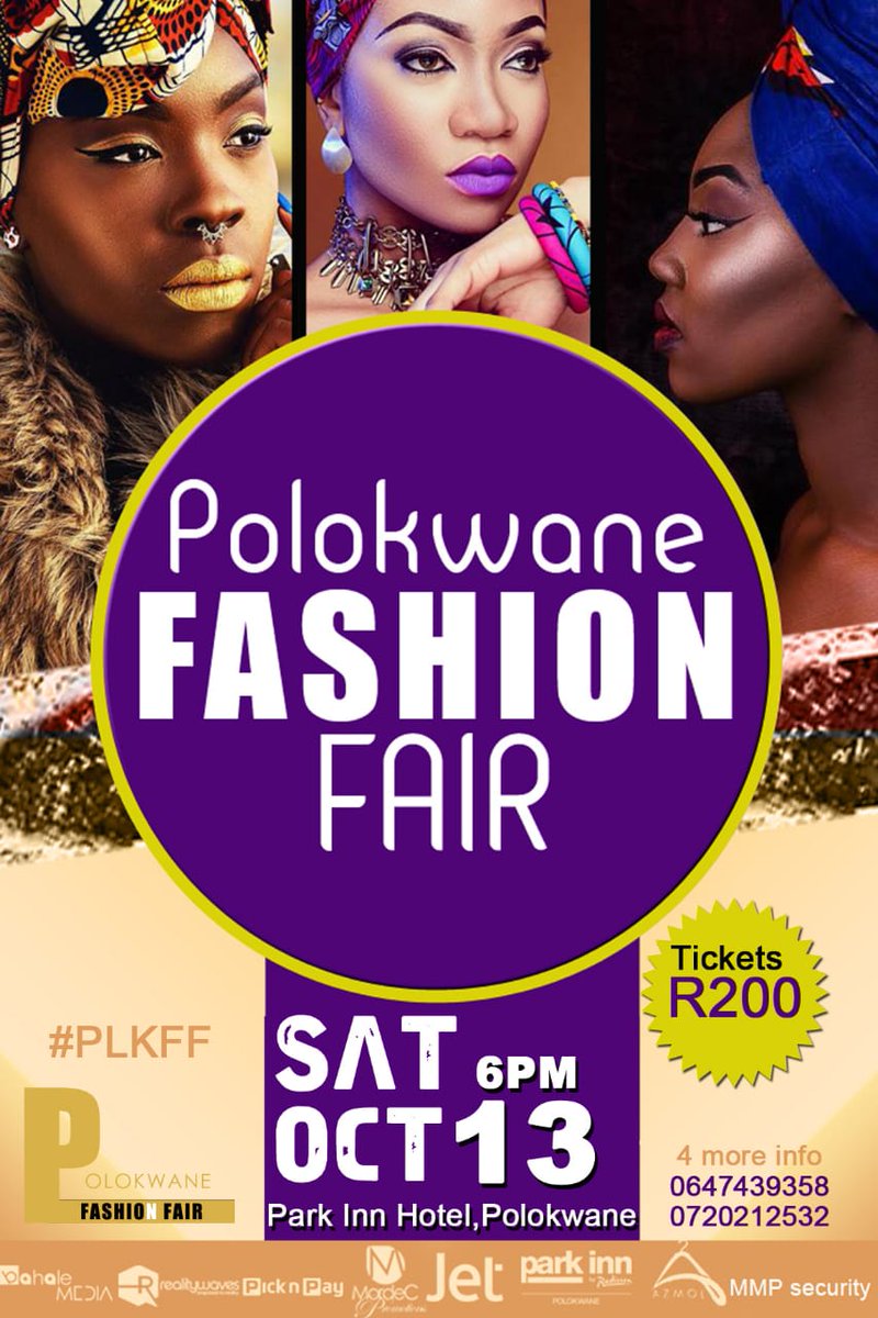 lesleyphooko's tweet photo. Polokwane Fashion Fair
13 October 2018
Park Inn Hotel
#PLKFF #PolokwaneFashionFair https://t.co/xciIlblkhS