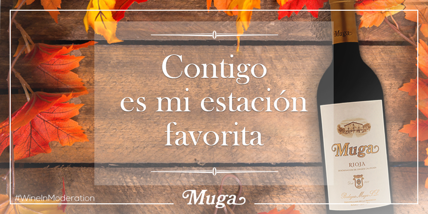 bodegasmuga's tweet photo. Los colores, las noches largas, el comienzo del fresquito... Existen muchos motivos para creer que esta es una de nuestras estaciones favoritas, ¿para vosotros también? #FelizDomingo https://t.co/lsZUiNCjDm