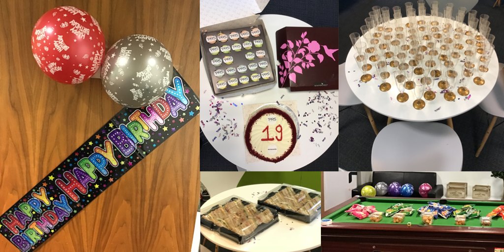 PRSJOBS's tweet photo. PRS are celebrating their 19th #Birthday -A lovely spread has been put on - congratulations to all our staff who have made PRS what it is today! More photos to come....#betheknowledge #celebrate #facman dcrtw https://t.co/xJ8QY0BJ58