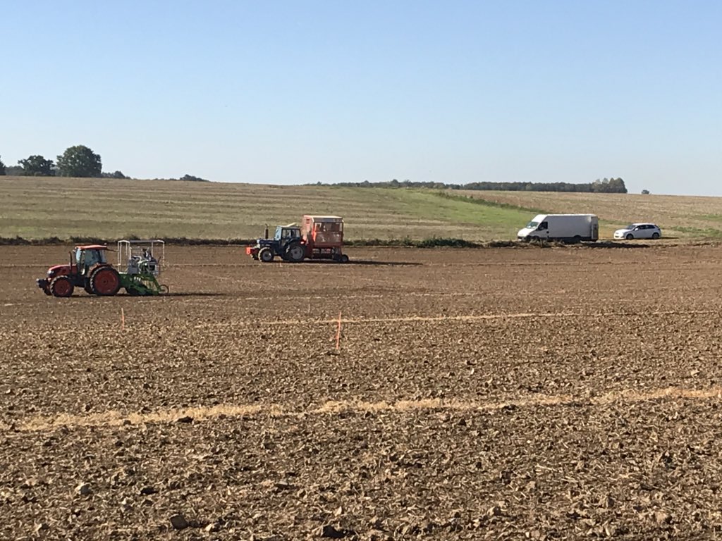 Reynald_Linea's tweet photo. Semis plateforme de sélection de lignées de lin fibre d hiver sous un beau soleil ce jour au sud Picardie. Veiller à garder l humidité ! Prochain semis de sélection Linea semences en nouvelle Zélande dans quelques jours ! #lineasemences #selectionpassion https://t.co/xjEsY3QY1e