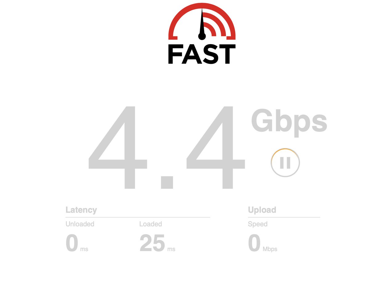Fiber to the House (FTTH) isn't all that bad. 10G up and down. Regularly pull over 4G from capable services.