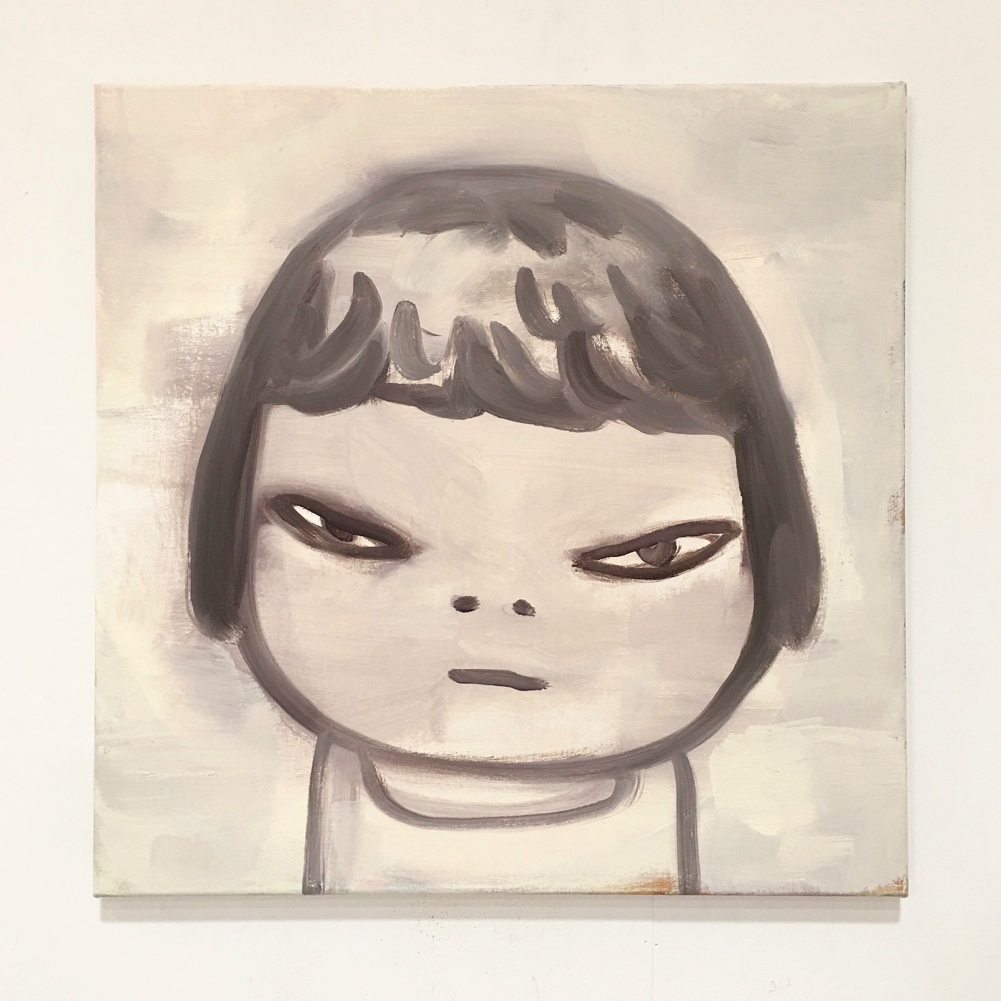 Yoshitomo Nara 奈良美智 Alone In The Wind これは夏にパッと描いた絵 優しい絵より 孤独な絵が無理なく描けはする 優しい絵は努力しないと描けないな 自分 T Co Nicpcchgd8 Twitter