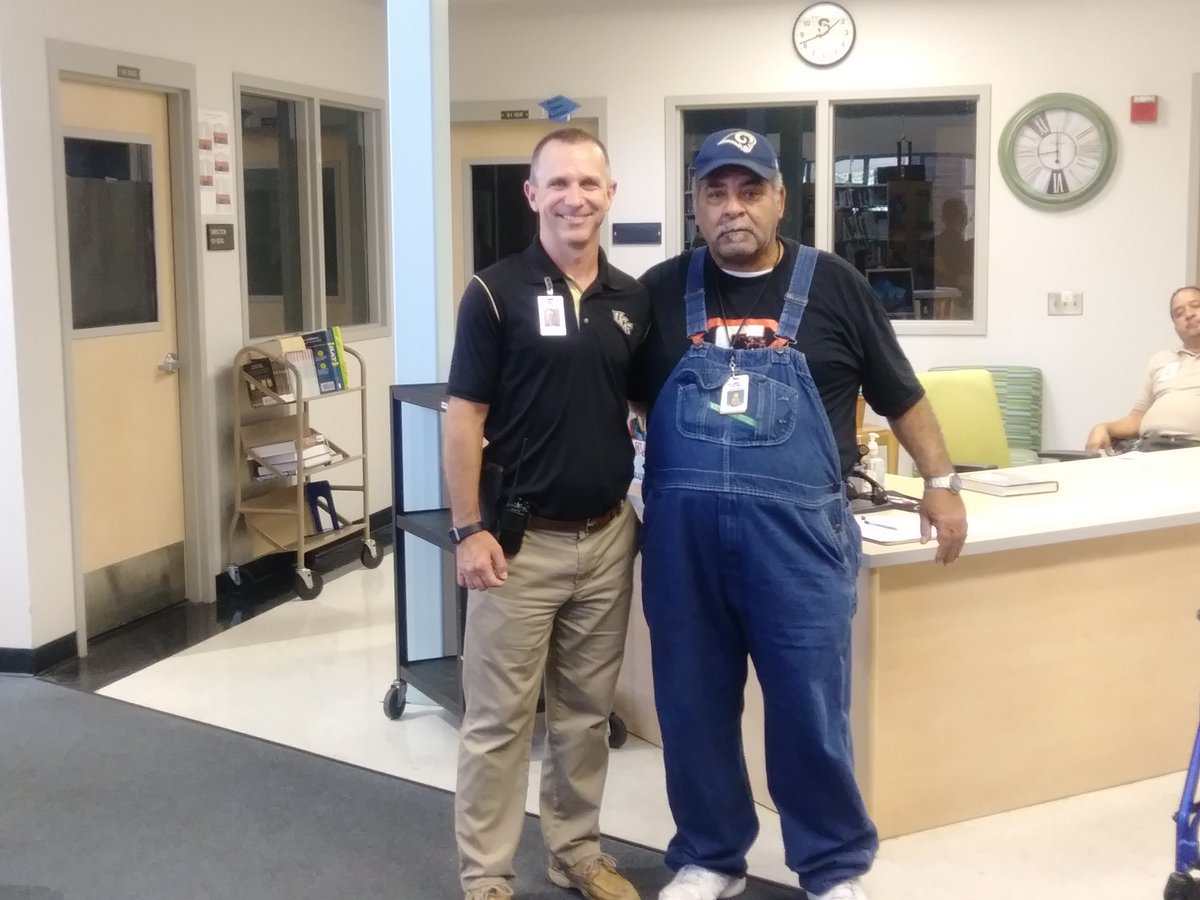 Congrats to Mr. Wilson, our Employee of the Year. You can find him walking around, taking care of our school. He always "Got your back."
<a href="/SCPSInfo/">SCPS Info</a>