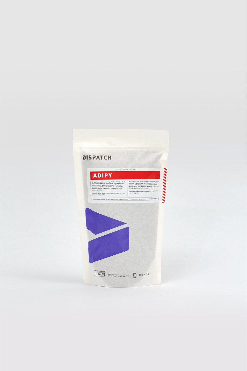 dispatchcoffee's tweet photo. New Arrival: ADIPY
Adipy is a coop with 214 members in Huehuetenango Guatemala. This coffee is Fair Trade and Organic certified and tastes like milk chocolate, nougat and cherries 🍒🍫#dispatchcoffee #specialtycoffee https://t.co/6d7xtWo6GI