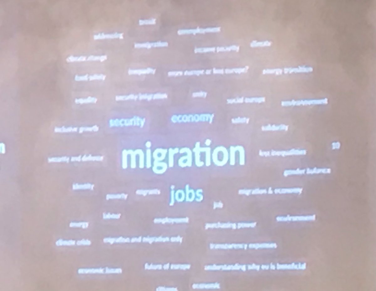 rickytrips's tweet photo. This is pretty telling - poll taken at #EP2019 debate produces unequivocal word-cloud https://t.co/TR8LVdFKUO