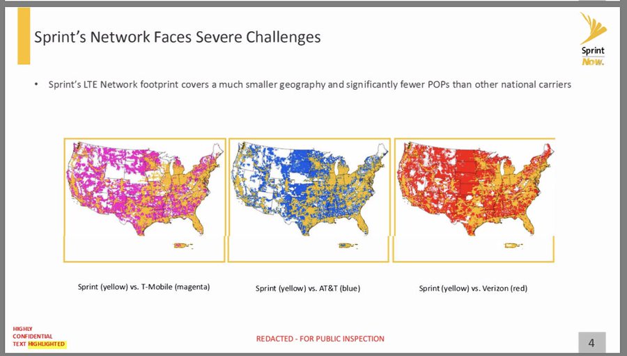 Sprint T Mobile Coverage Sprint Points Out Its Lte Network Is, In Fact, Trash - The Verge