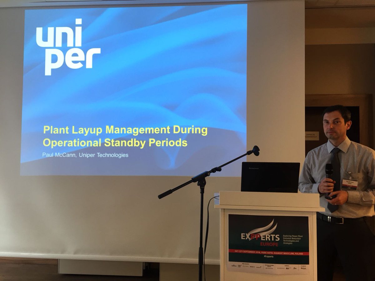ArenaIntEnergy's tweet photo. #ExPPERTS we have Paul Mcann from @uniper_energy speak about "Exploring Plant Protection and Preservation During Standby Periods – Risks and Strategies for Operational Reliability" #energy #emissions https://t.co/1LH08NFDtq