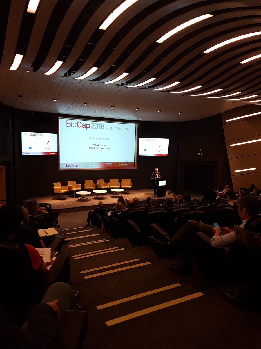 Elaine_Wilson91's tweet photo. Superb pitches at #BioCap2018 with @PaulKoFerrigno being a perfect example. This is an excellent forum for businesses seeking investment. Find out about future events such as this in the @AlderleyPark website and @bionowevents . https://t.co/r1bvsBO4F1