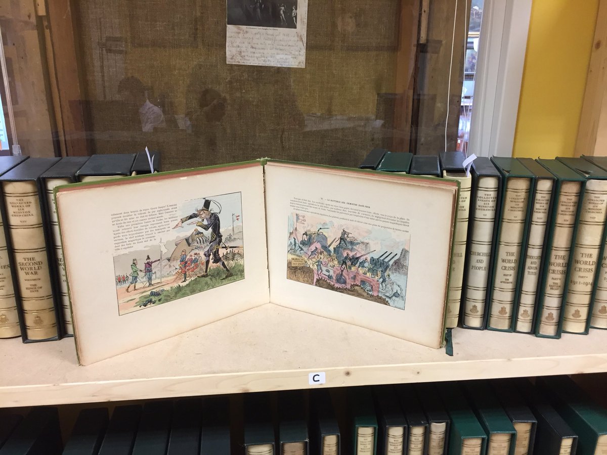 IlPonteLibri's tweet photo. Si trovano sempre delle belle sorprese tra le scatole di libri in #ViaPitteri chissà chi è il fortunato compratore di questo cartone #Robida #LaGuerreauVingtiemeSiecle ottima #asta questa mattina! https://t.co/Nnosh8Kf9u