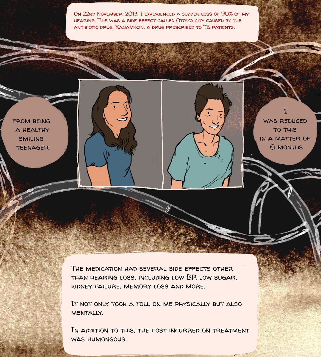 MSF_SouthAsia's tweet photo. We know you're still thinking about the incredible speech by @nandita_venky on her long journey to overcoming #tuberculosis . Re-live her moving speech and all the conversations that happened at #MSFsciSA 2018 through these beautiful illustrations. https://t.co/RplRgradpN https://t.co/gPfSZQhoZx