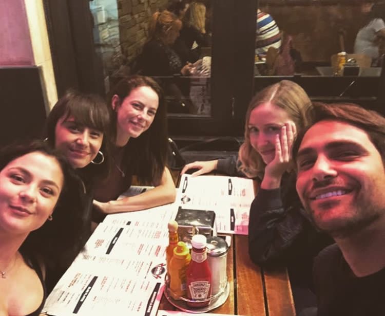 Meg, Klariza, Kaya, Lily and Luke yesterday night ❤️ #skinsreunion