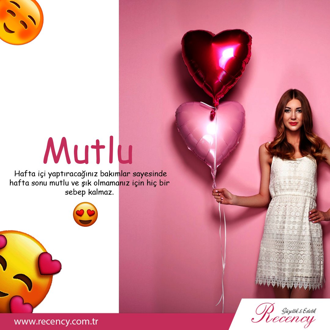 RecencyEstetik's tweet image. Hafta içi yaptıracağınız #recency bakımları sayesinde hafta sonu mutlu ve şık olmamanız için hiç bir sebep kalmaz. Ayrıca hafta içinin aksine kocaman bir günün tamamen size ait olduğunun farkında olun ve mutluluğunuzu ikiye katlayın.👍🏻😍💕 #recencynisantasi #recencysisli
